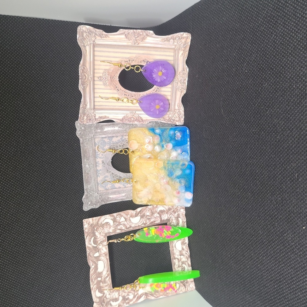 3 sets of earrings